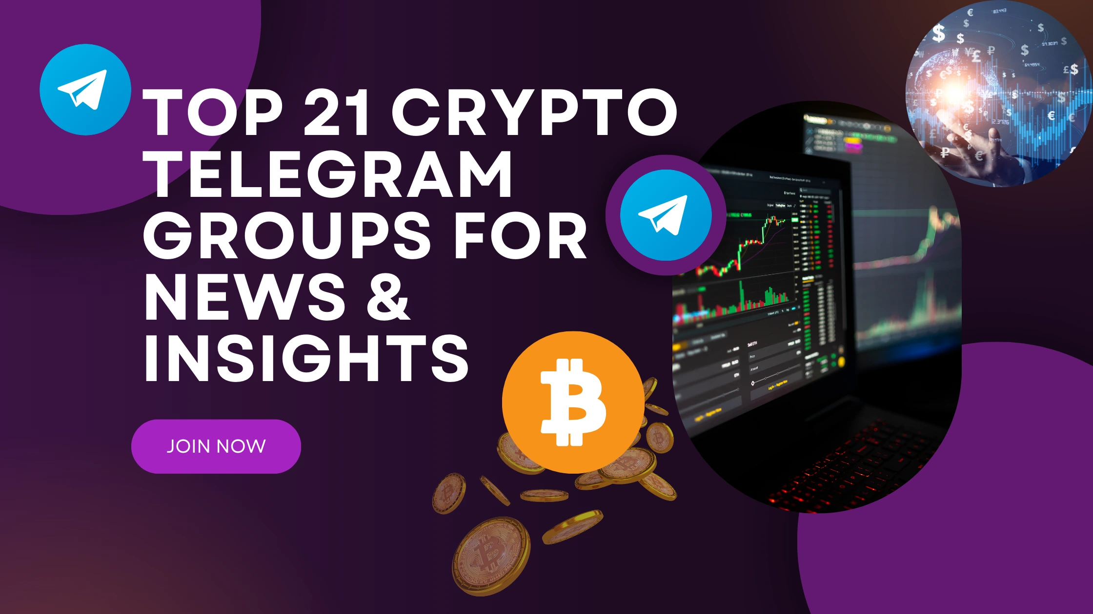 Top 21 Crypto Telegram Groups for News & Insights